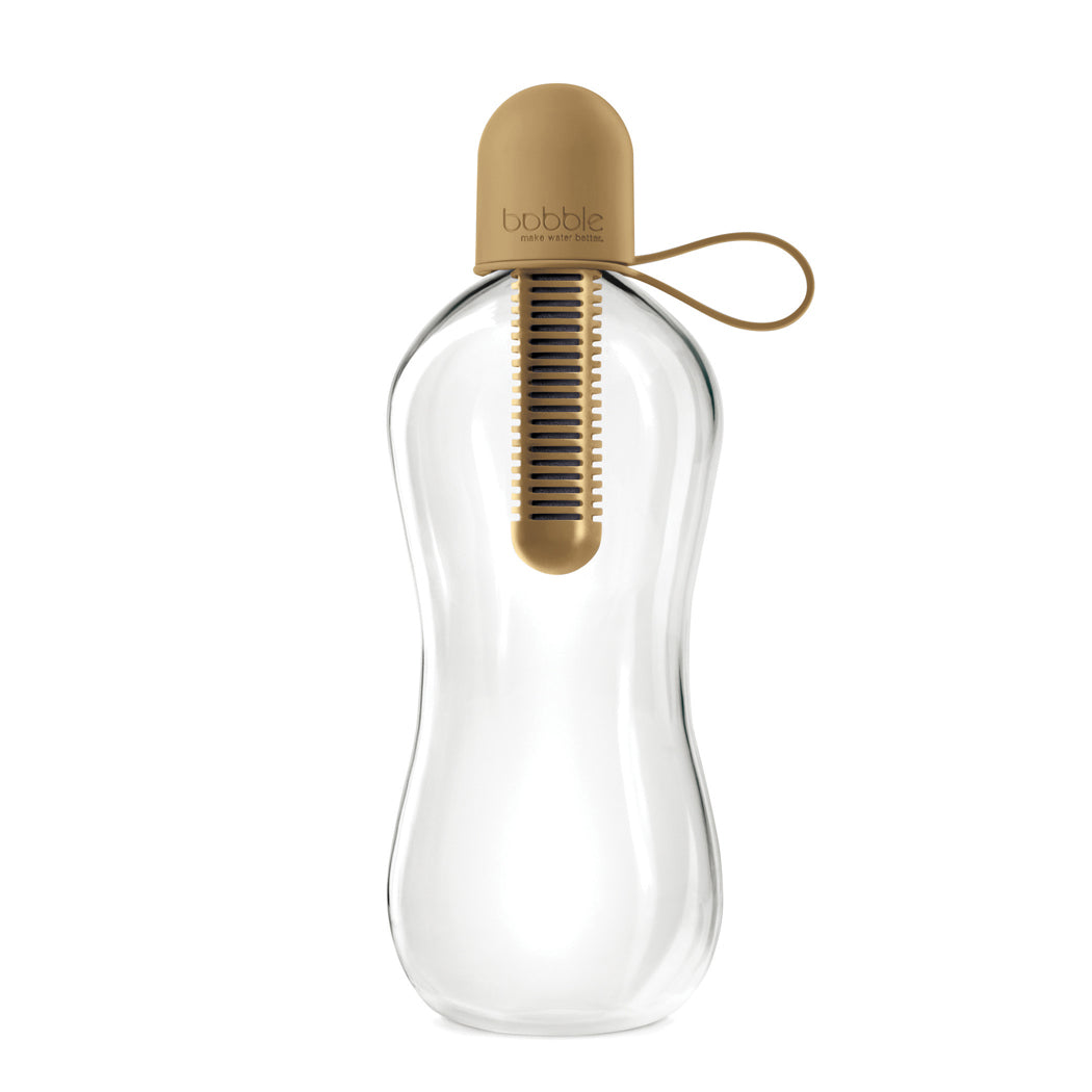 bobble 0,55L gold so silikónovým uzáverom