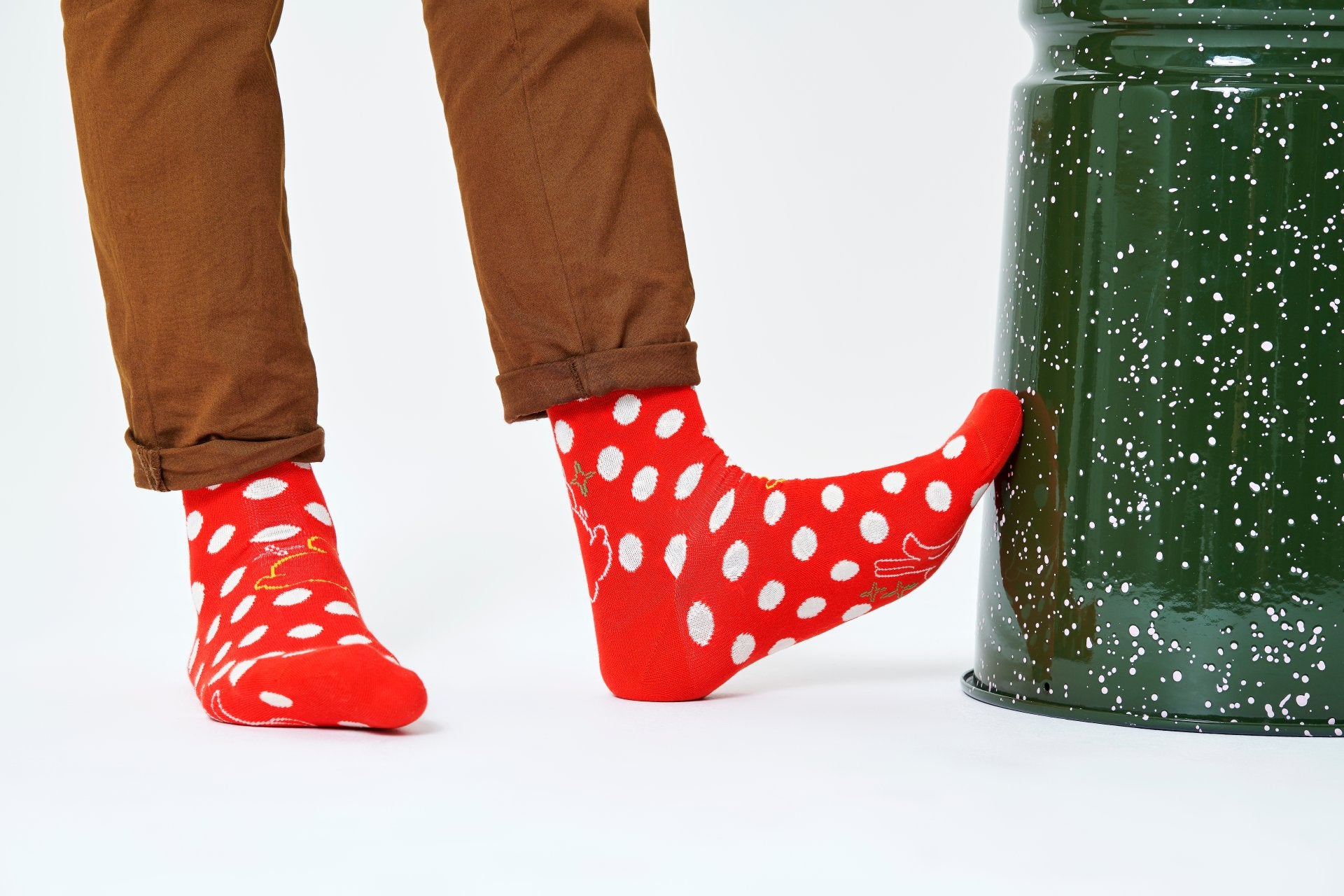 Červené ponožky Happy Socks x Disney - vzor Twinkle Twinkle
