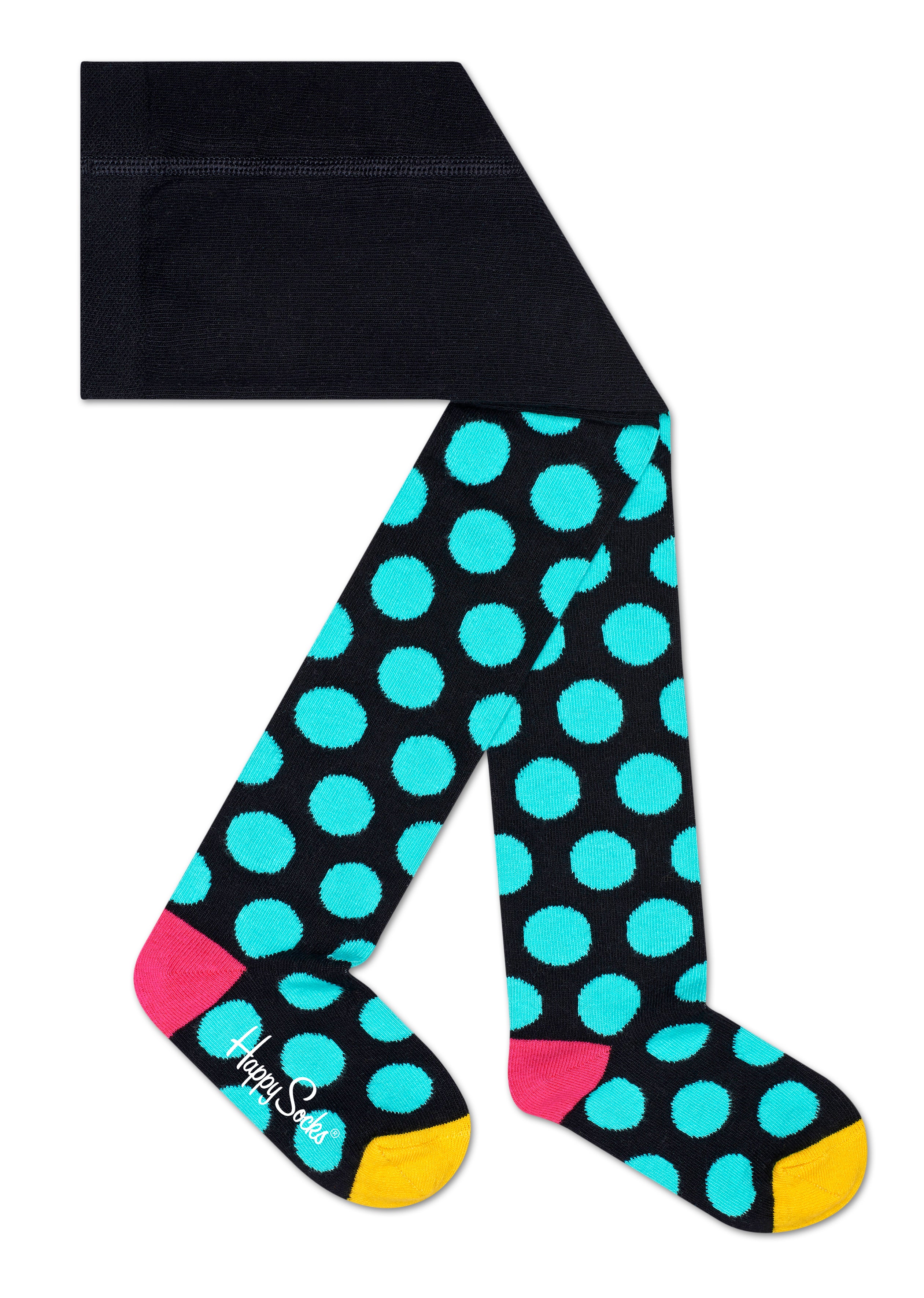 Detské farebné punčochy Happy Socks, vzor Big Dot