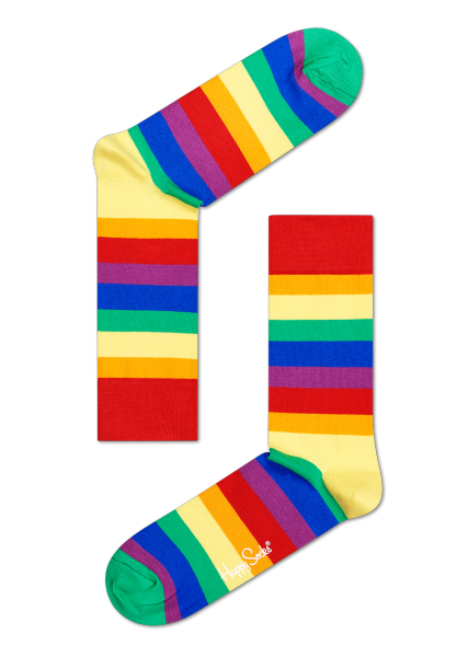 Darčekový box ponožiek a trenírok Happy Socks Pride - 2 páry